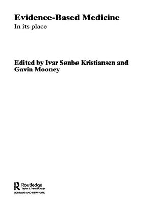 cover image of Evidence-Based Medicine